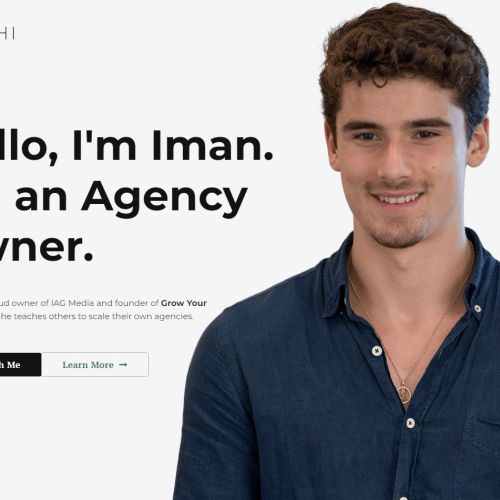 Iman Gadzhi – Agency Navigator course featured picture